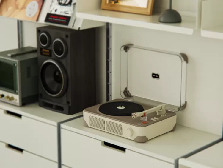 年轻人的第一台黑胶唱机，竟然把专业体验藏进了一体式设计(图3)